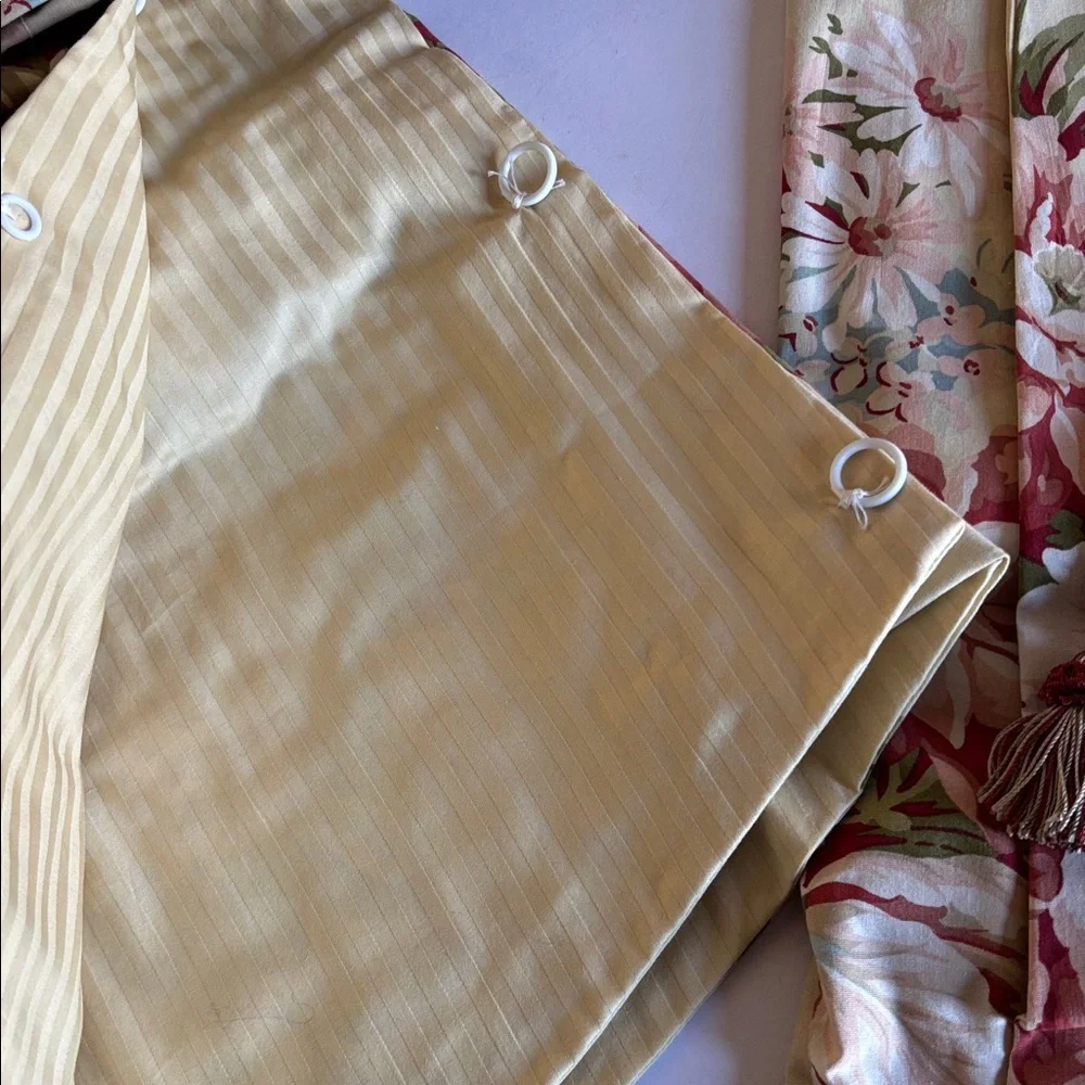 2 Lauren Ralph Lauren River Floral Federal Valance and Festoon Valance